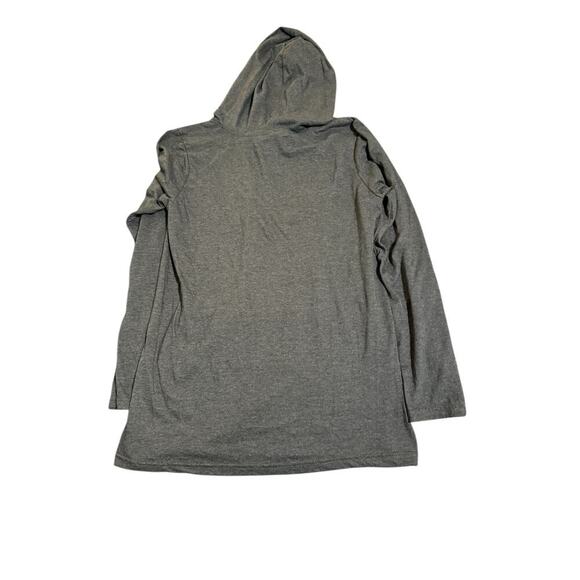 Anvil Lightweight Hooded Long Sleeve Shirt Size Small Women Gray Colorado‎ - Picture 2 of 5